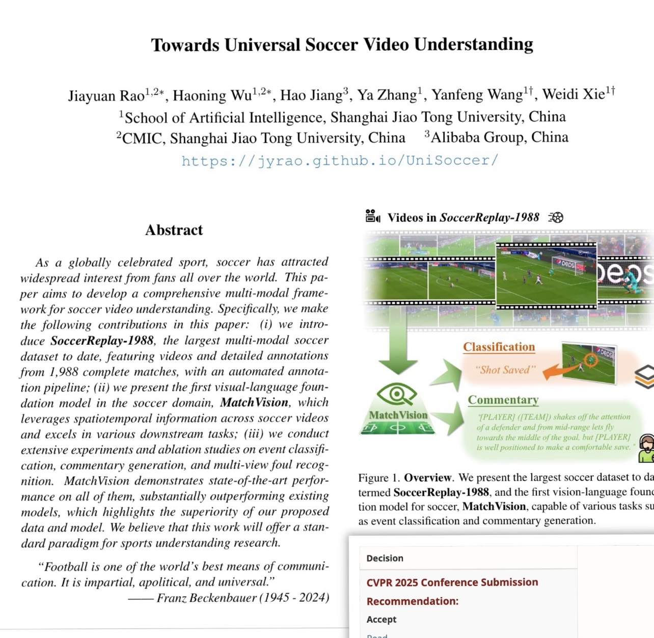 UniSoccer project thumbnail.